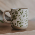 Sweet Water Decor - Green Delft Stoneware Coffee Mug