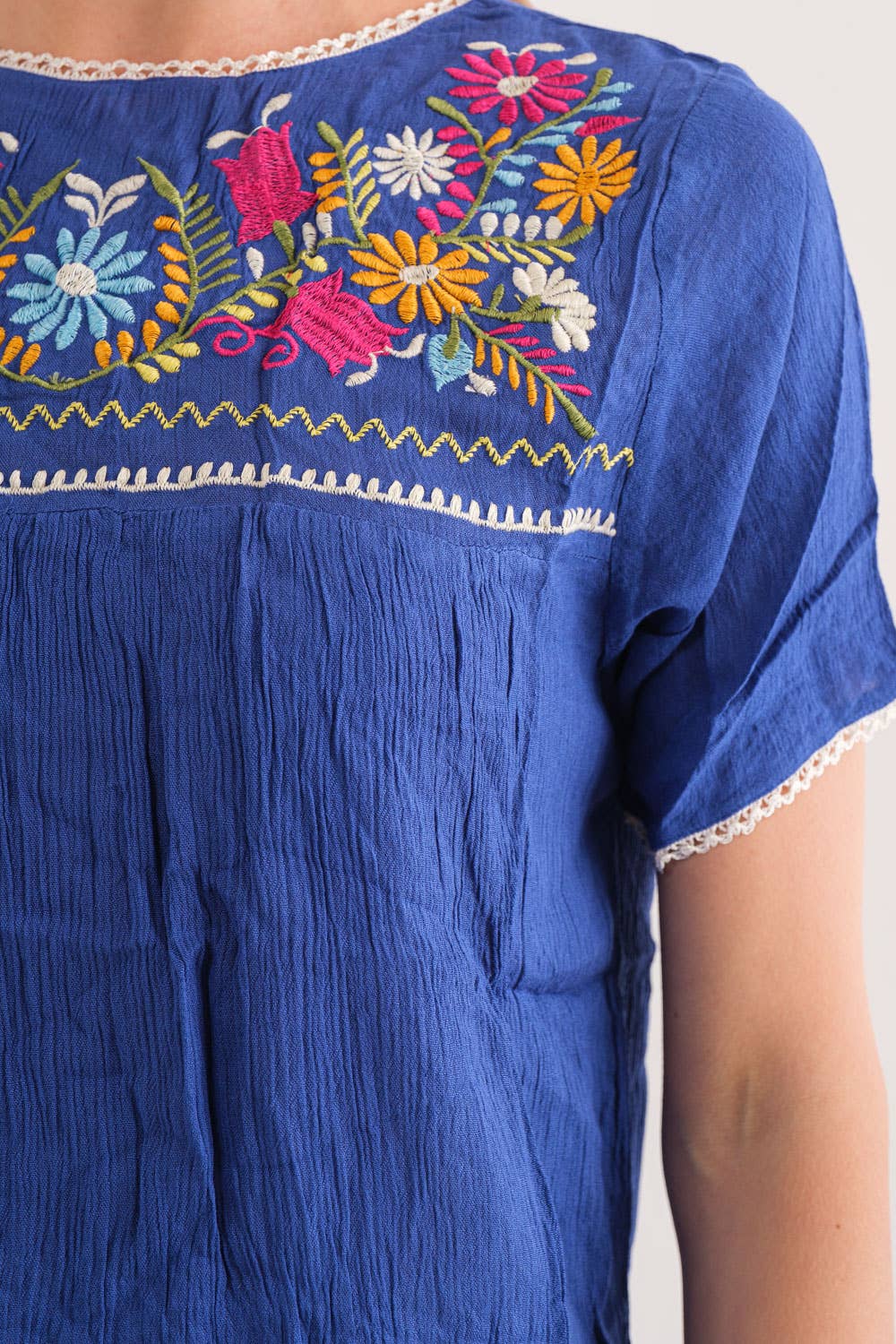 Raj Trading & Imports (USA) Inc. - Juna Embroidered Top 1295