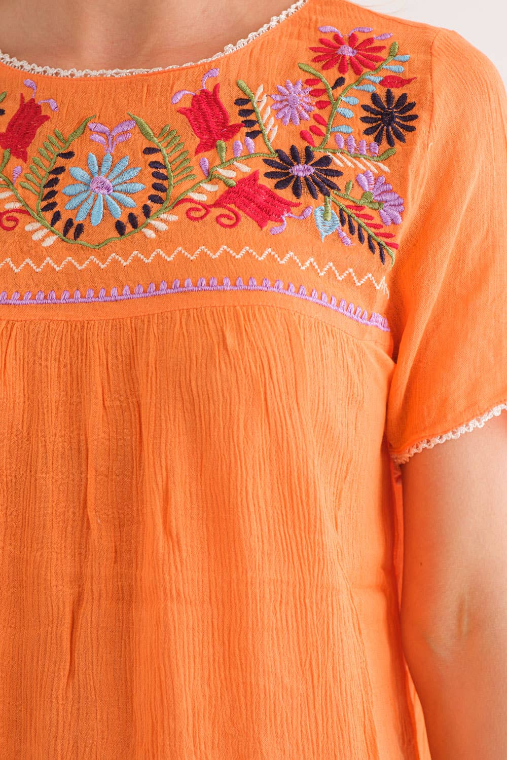 Raj Trading & Imports (USA) Inc. - Juna Embroidered Top 1295