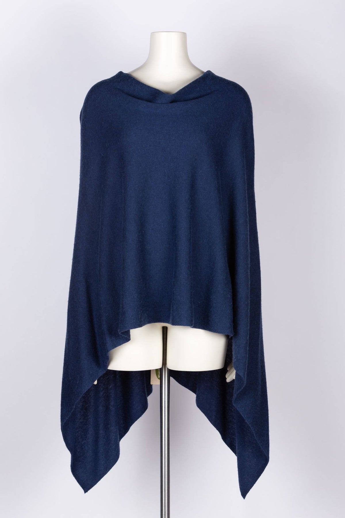 Dolma - Cashmere Poncho Navy