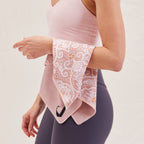 rockflowerpaper - LANTERNS PINK Sports Towel
