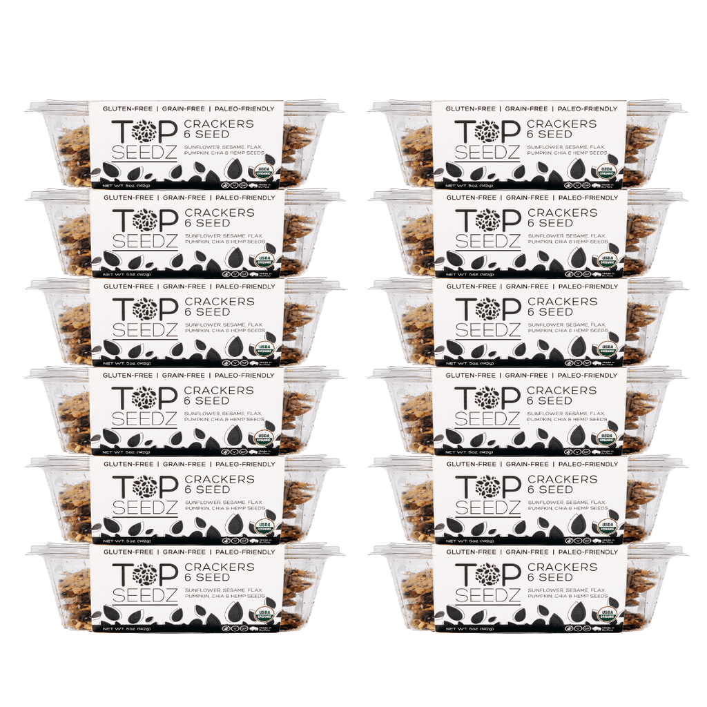 Top Seedz - 6-Seed Crackers- 5oz - 12 Per Case