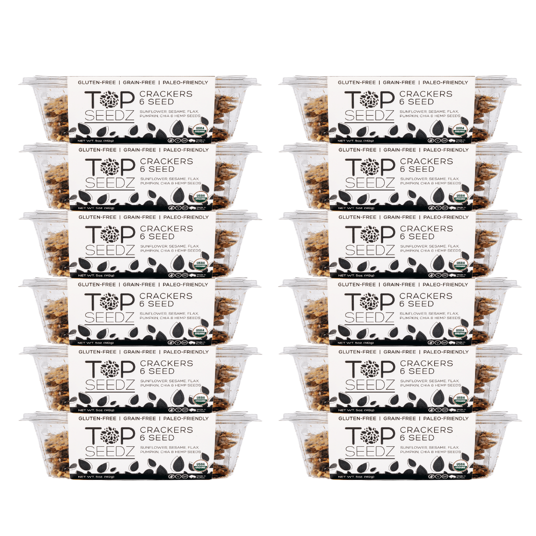 Top Seedz - 6-Seed Crackers- 5oz - 12 Per Case
