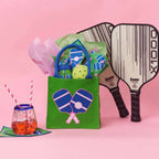 rockflowerpaper - PICKLEBALL GREEN Itsy Bitsy Reusable Gift Bag Tote