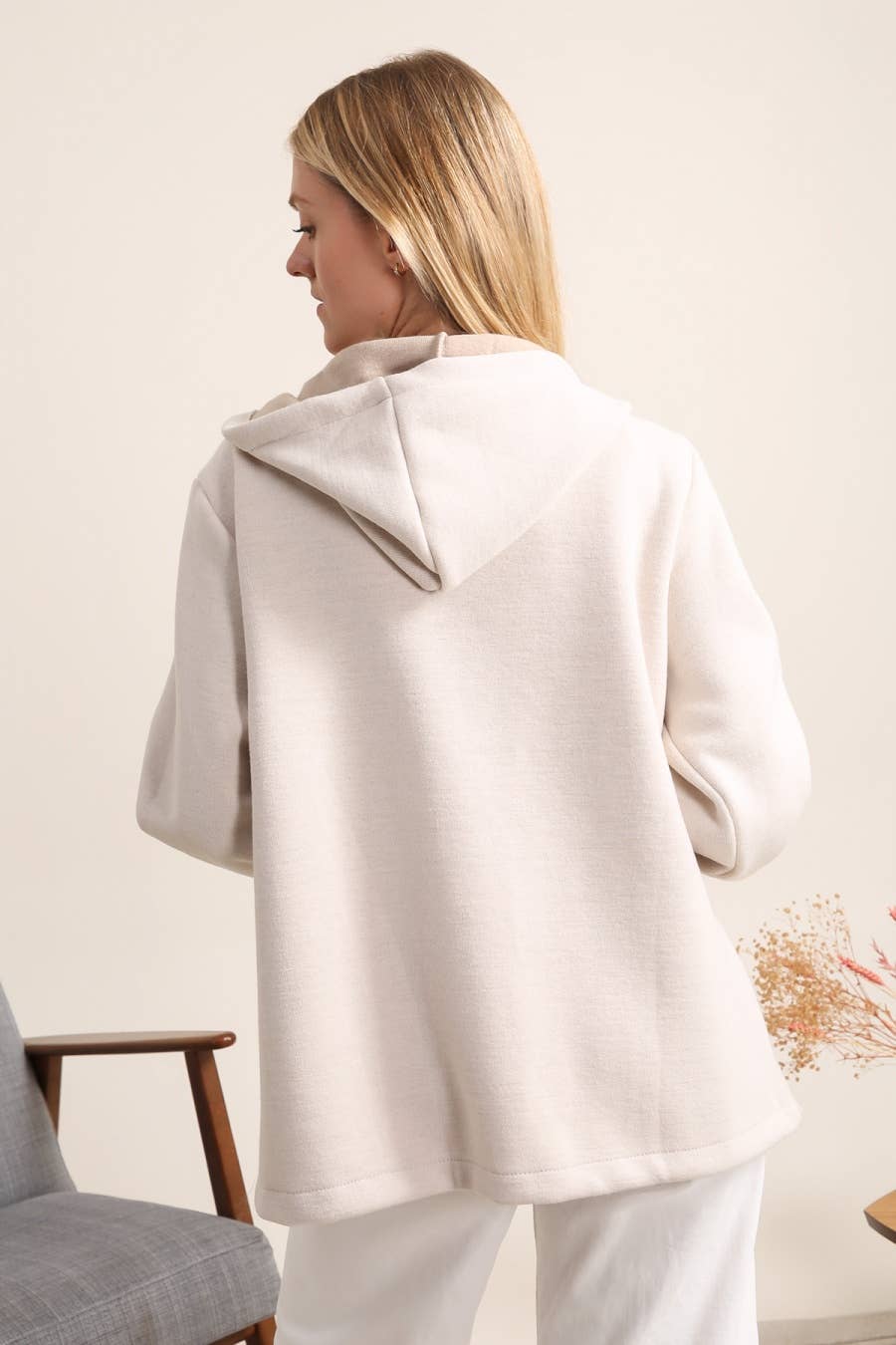 la maison des fibres naturelles - Zip jacket 09568 20% nylon 75% polyester 5% elastic