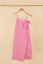 la maison des fibres naturelles - Linen strap dress 72313 100% linen lining 100% cotton