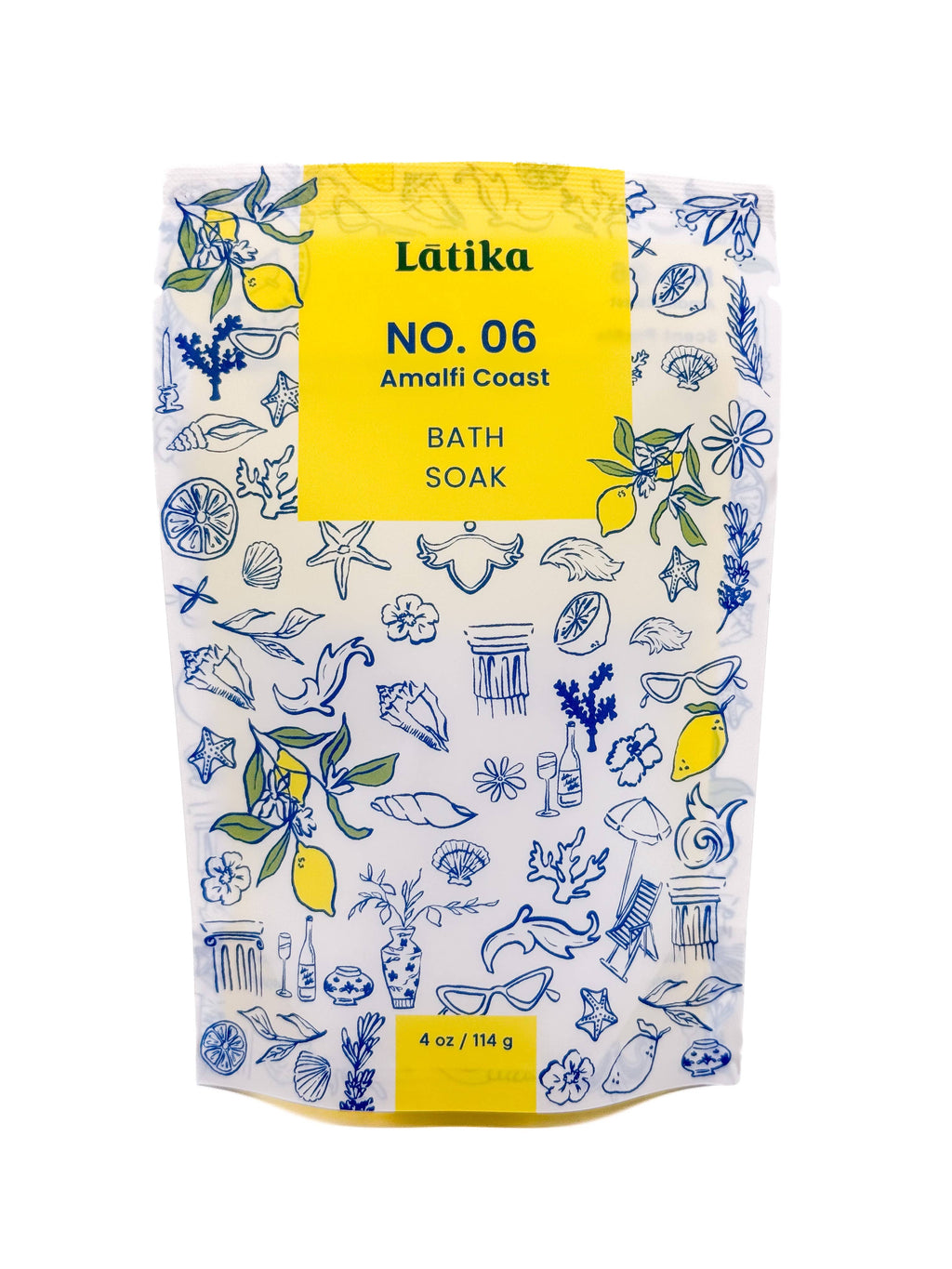 Latika Beauty - ❄️ Holiday 🍋Amalfi Coast – Vegan Milk Bath Soak 🐚