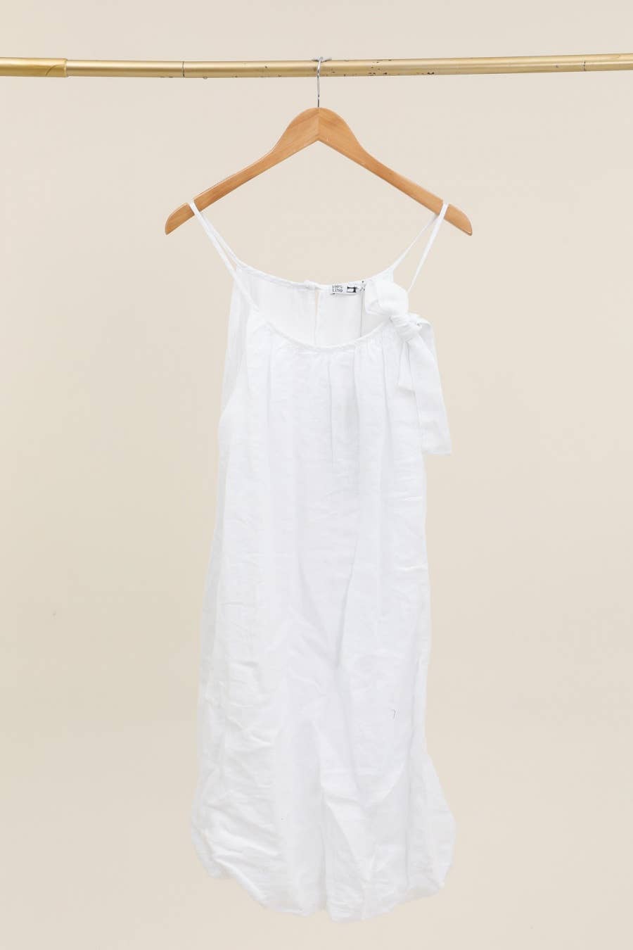 la maison des fibres naturelles - Linen strap dress 72313 100% linen lining 100% cotton