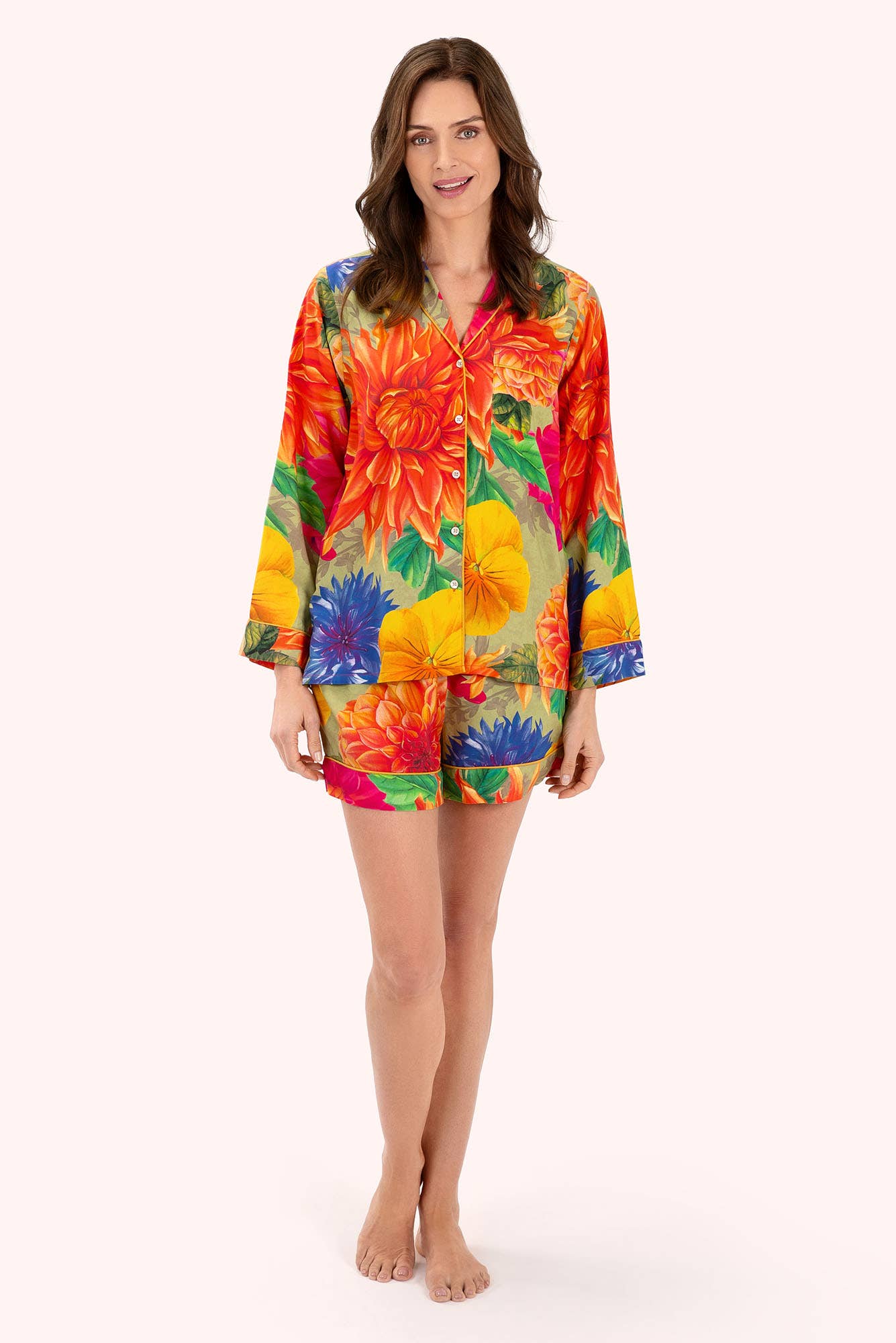 Powder Design inc - US - Bountiful Blooms Supersoft Pyjamas - Small