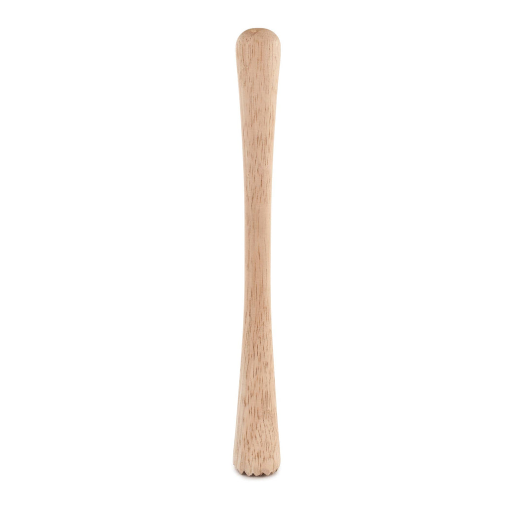 TRUE - Smash Natural Wood Muddler with Serrated Base