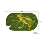 tag - Frog On Lily Pad Non-Slip Coir Mat