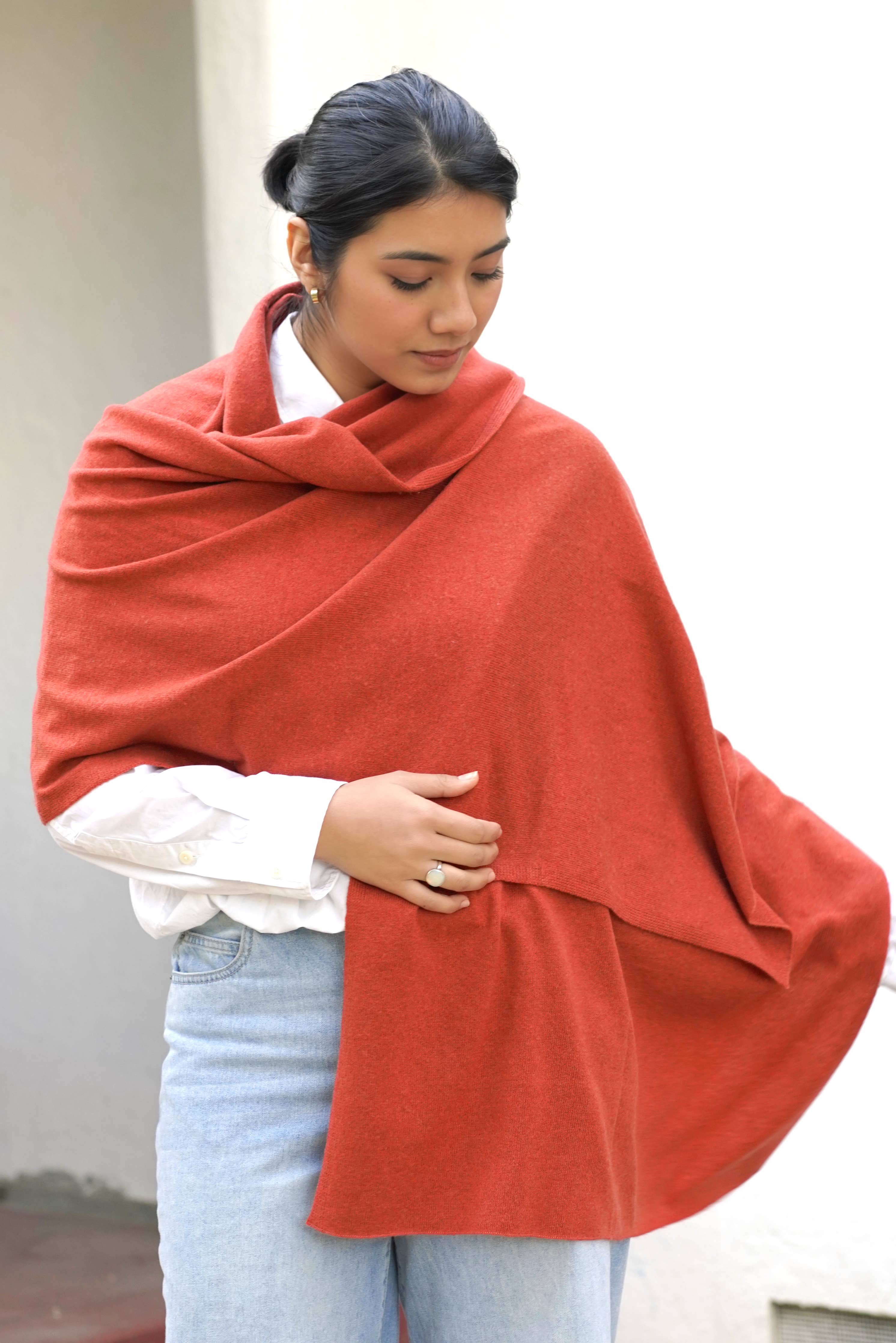 Dolma - Cashmere Scarf/Wrap Spice 