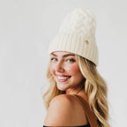 Pretty Simple - Satin Lined Cashmere Beanie Wholesale