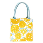 rockflowerpaper - LEMON SLICES Itsy Bitsy Reusable Gift Bag Tote