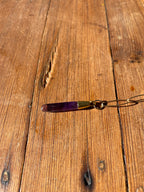 Live Oak Designs - 18” Oval Chain with Amethyst Pendant