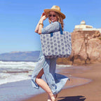 rockflowerpaper - SEAHORSES Carryall