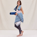 rockflowerpaper - SCOUT NAVY Yoga Towel