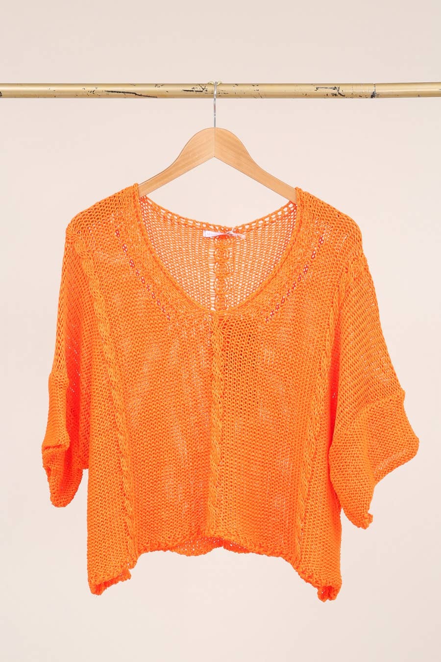 la maison des fibres naturelles - Cotton knit sweater 1916 100% LINEN