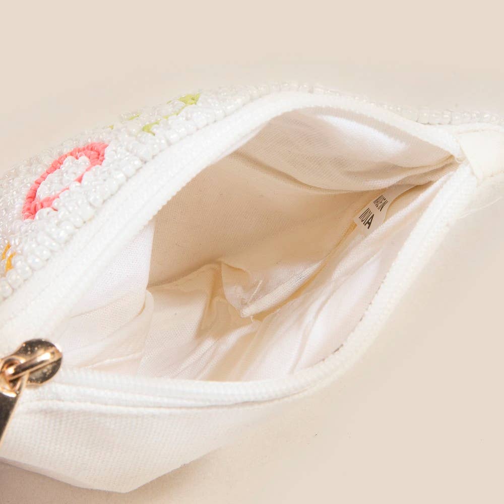 Collections by Fame Accessories - Beaded Tacos And Tequila Coin Purse