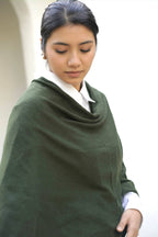 Dolma - Cashmere Poncho Seaweed 