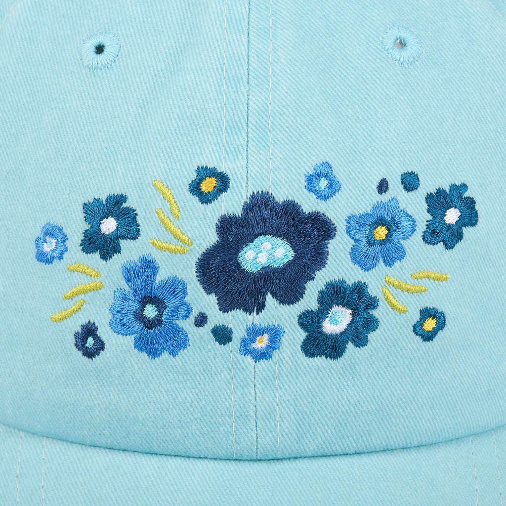 Primitives by Kathy - Blue Floral Baseball Cap