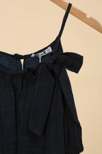 la maison des fibres naturelles - Linen strap dress 72313 100% linen lining 100% cotton