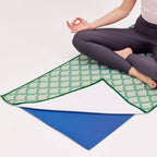 rockflowerpaper - FIFER GREEN Yoga Towel
