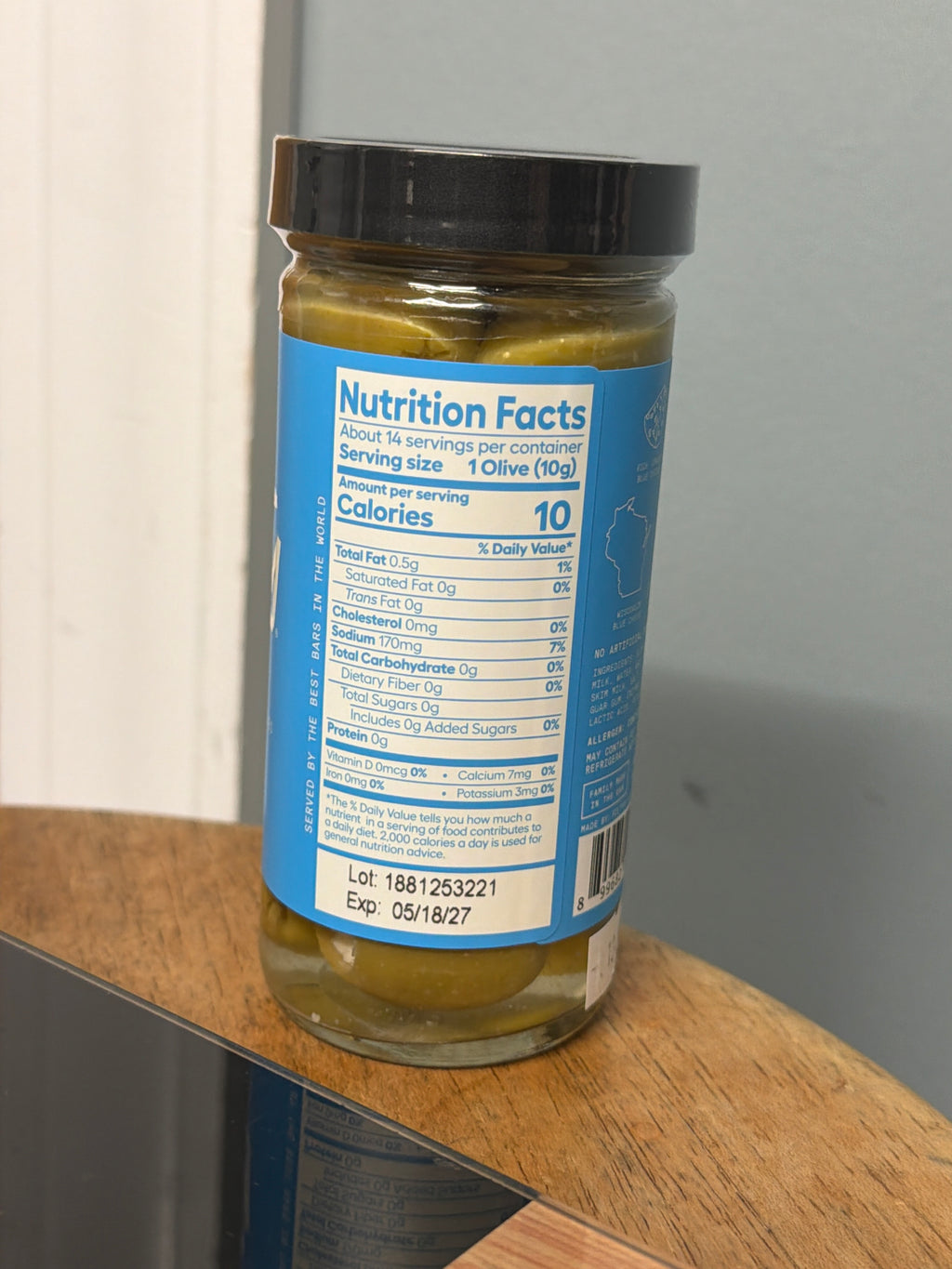 Filthy Blue Cheese Stuffed Olives 8.5oz