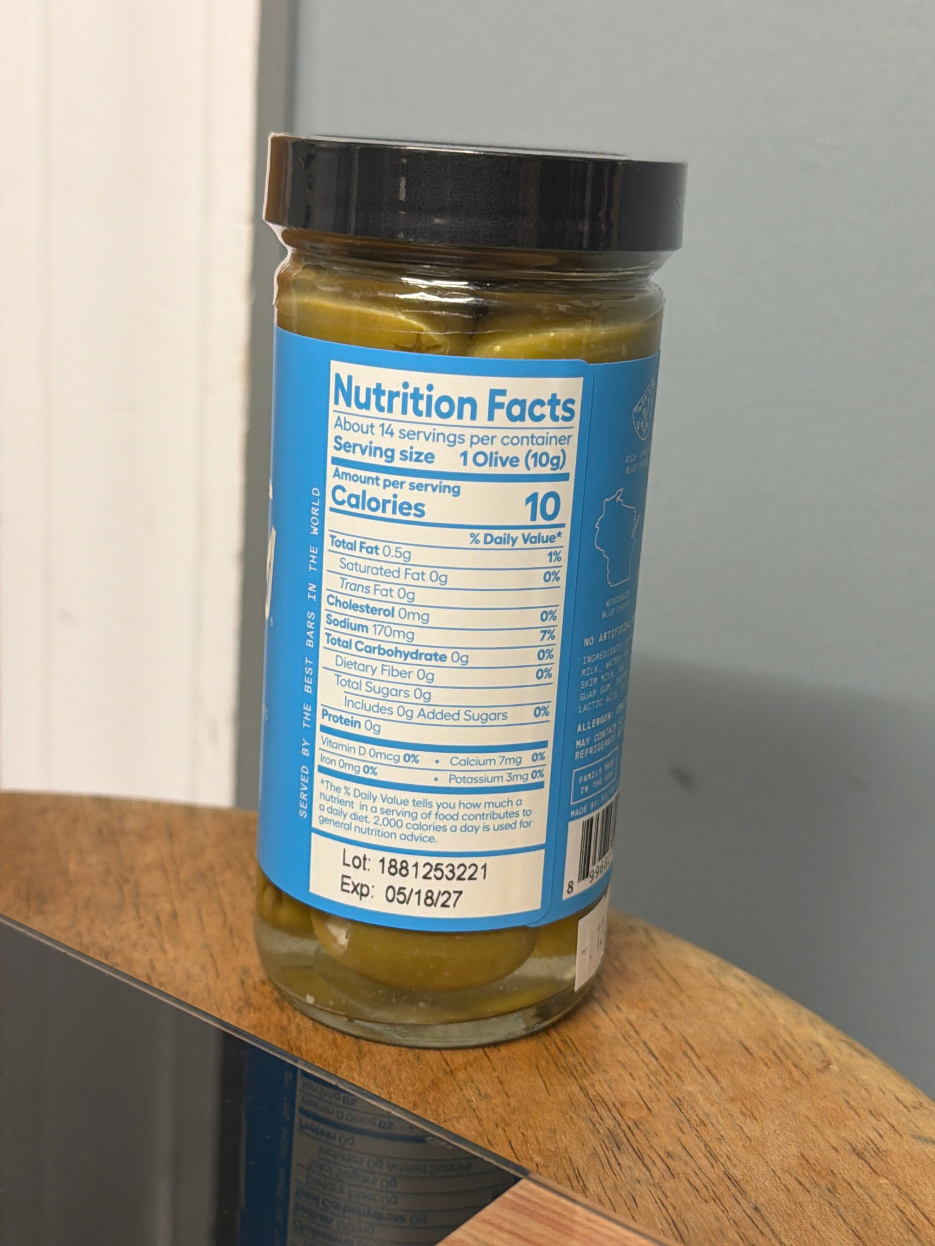 Filthy Blue Cheese Stuffed Olives 8.5oz