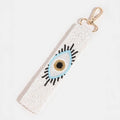 Collections by Fame Accessories - Intricate Beaded Evil Eye Keychain