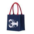 rockflowerpaper - LOBSTER NAVY Itsy Bitsy Reusable Gift Bag Tote