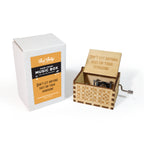 Bad Betty Greeting Co. - Funny "You Are My Sunshine" Hand-Crank Music Box