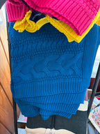 Chloe & Lex - Classic Cableknit Cotton Throw Blankets