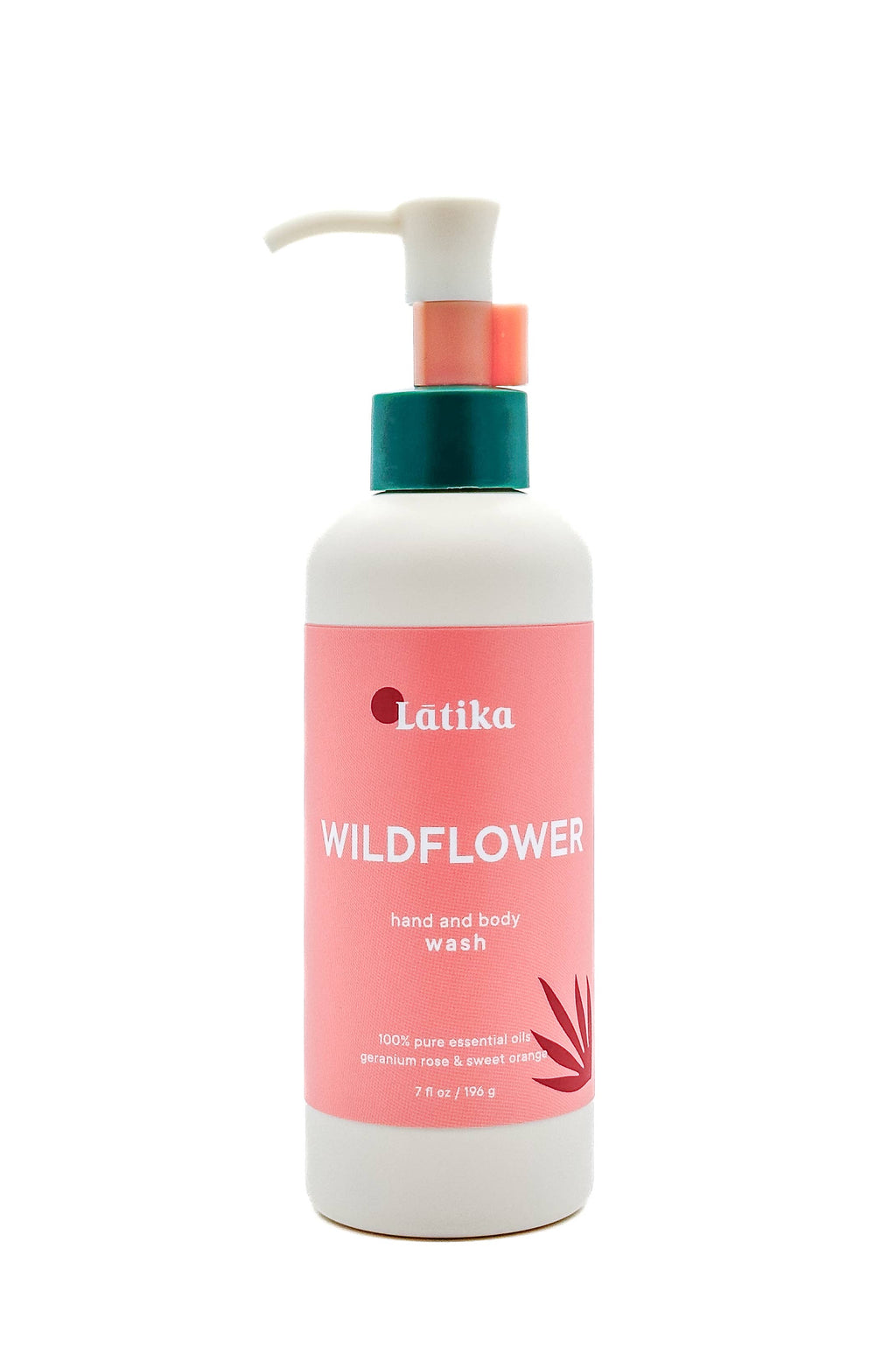 Latika Beauty - Organic Body Wash - WILDFLOWER- Geranium essential oil