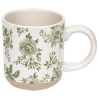 Sweet Water Decor - Green Delft Stoneware Coffee Mug