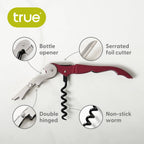 TRUE - Truetap Double-Hinged Corkscrew - ASST COLORS