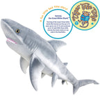 VIAHART Toy Co. - Sammy The Shark | 36 Inch Stuffed Animal Plush | By TigerHart Toys