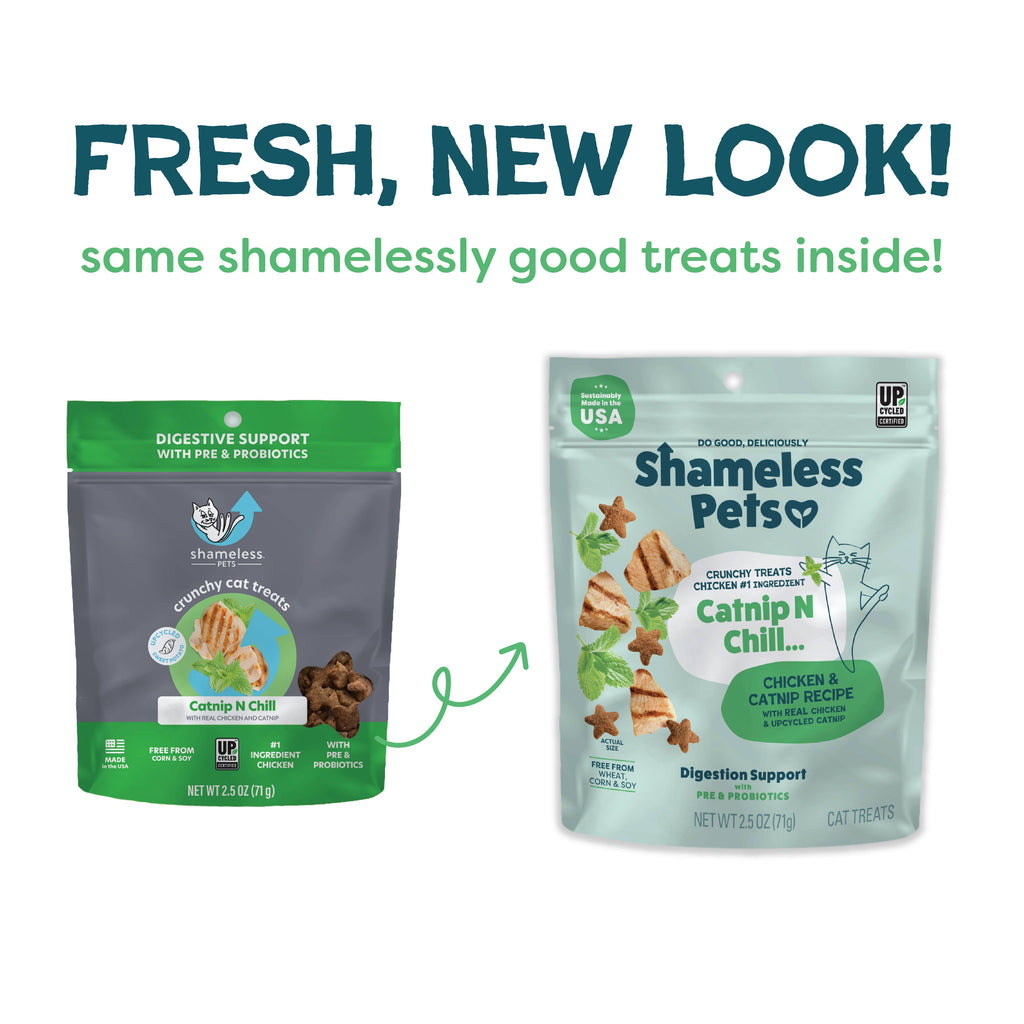 Shameless Pets - Catnip N Chill Crunchy Cat Treats - Chicken