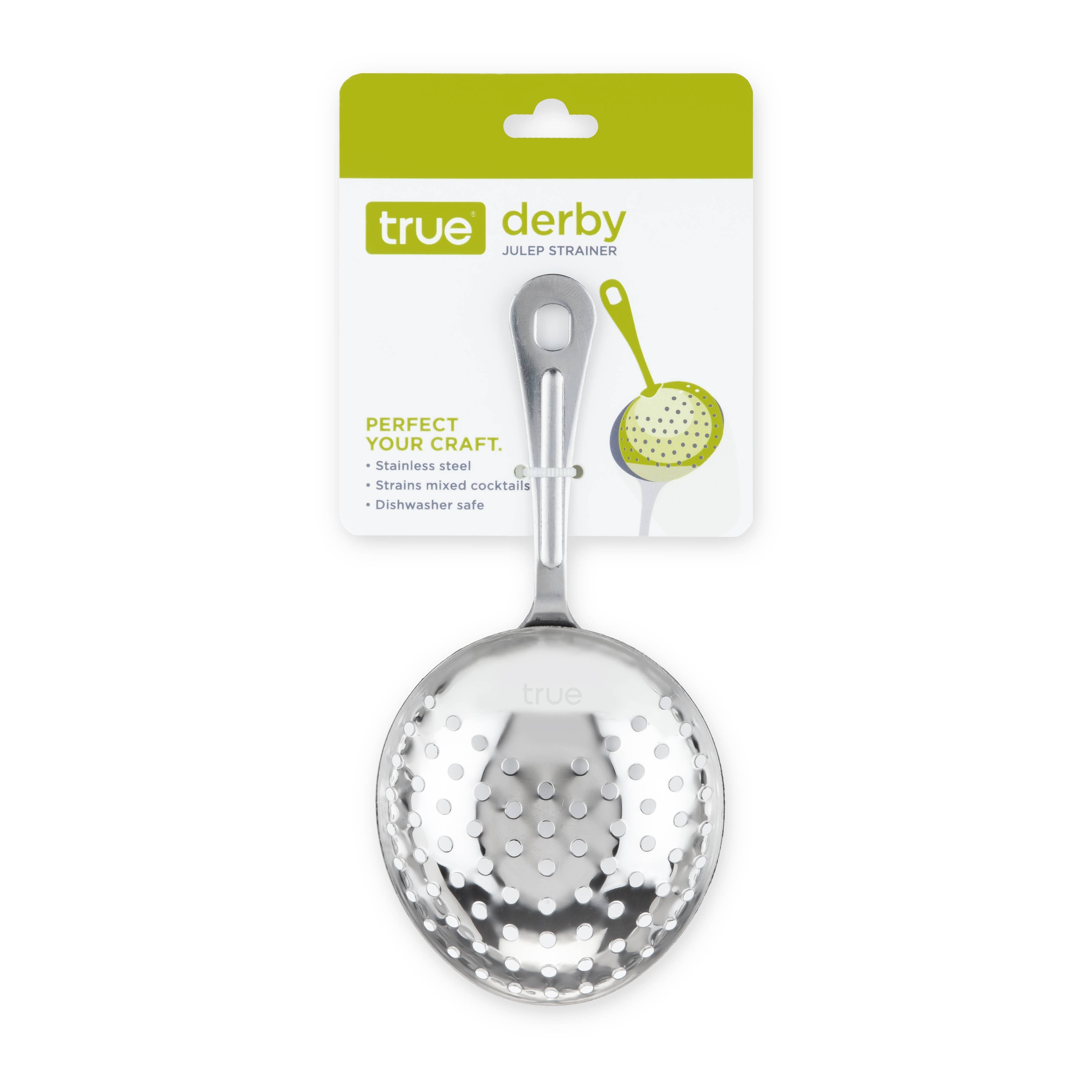 TRUE - Derby Stainless Steel Julep Strainer