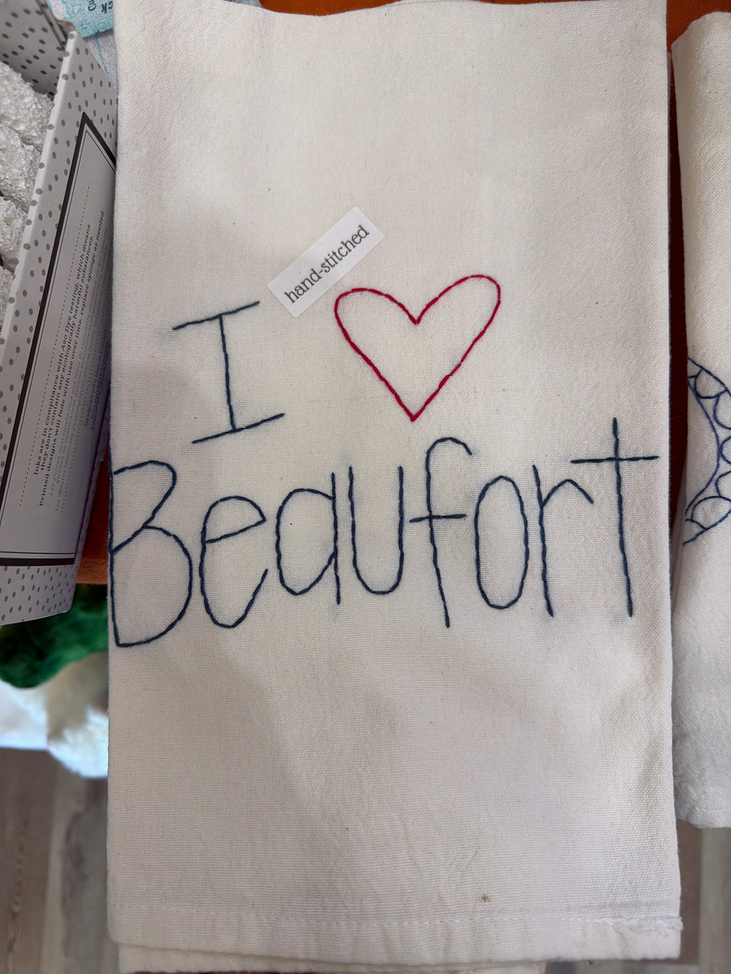 Pizer Dog - “I ❤️ Beaufort” Tea Towel