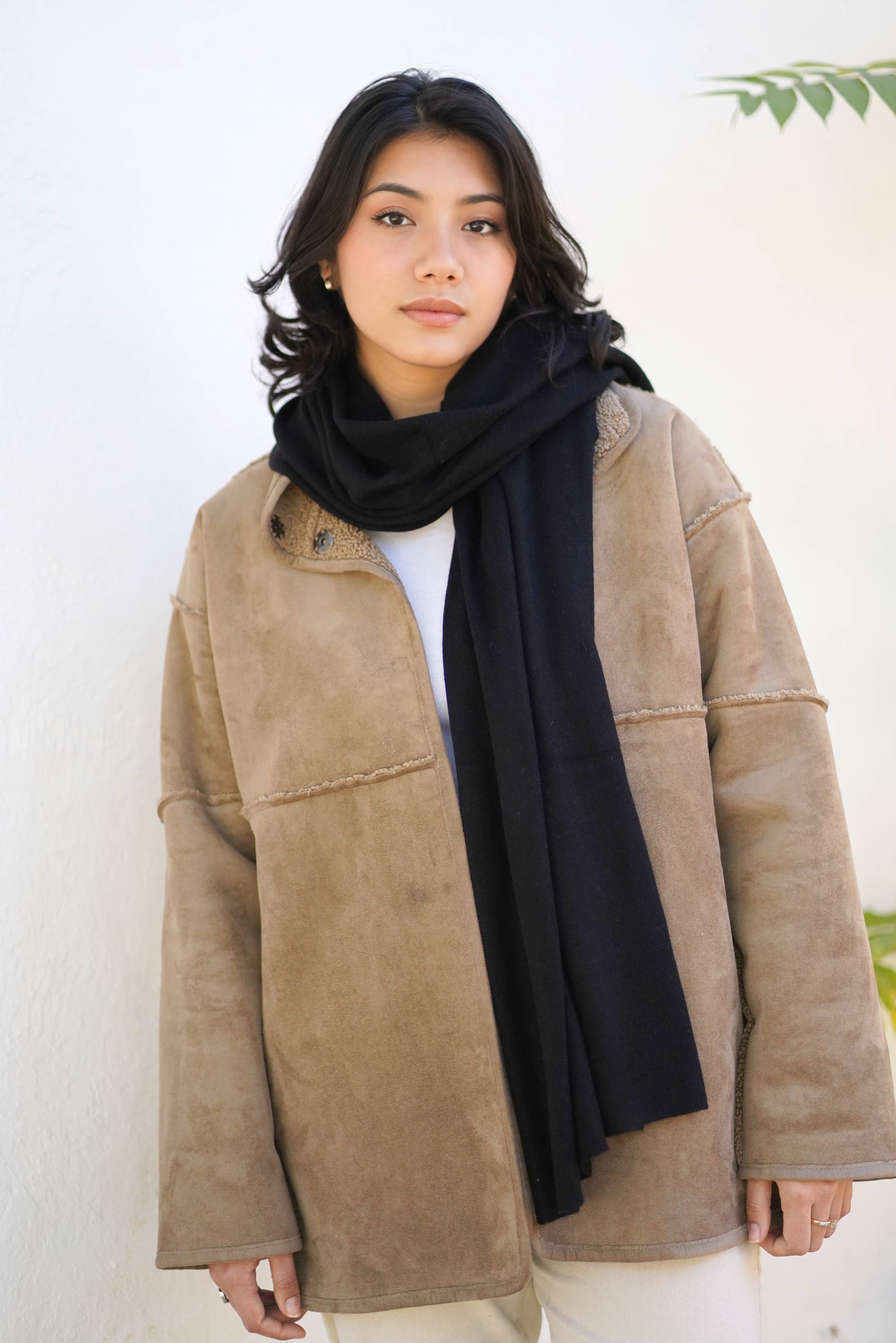 Dolma - Cashmere Scarf/Wrap Black