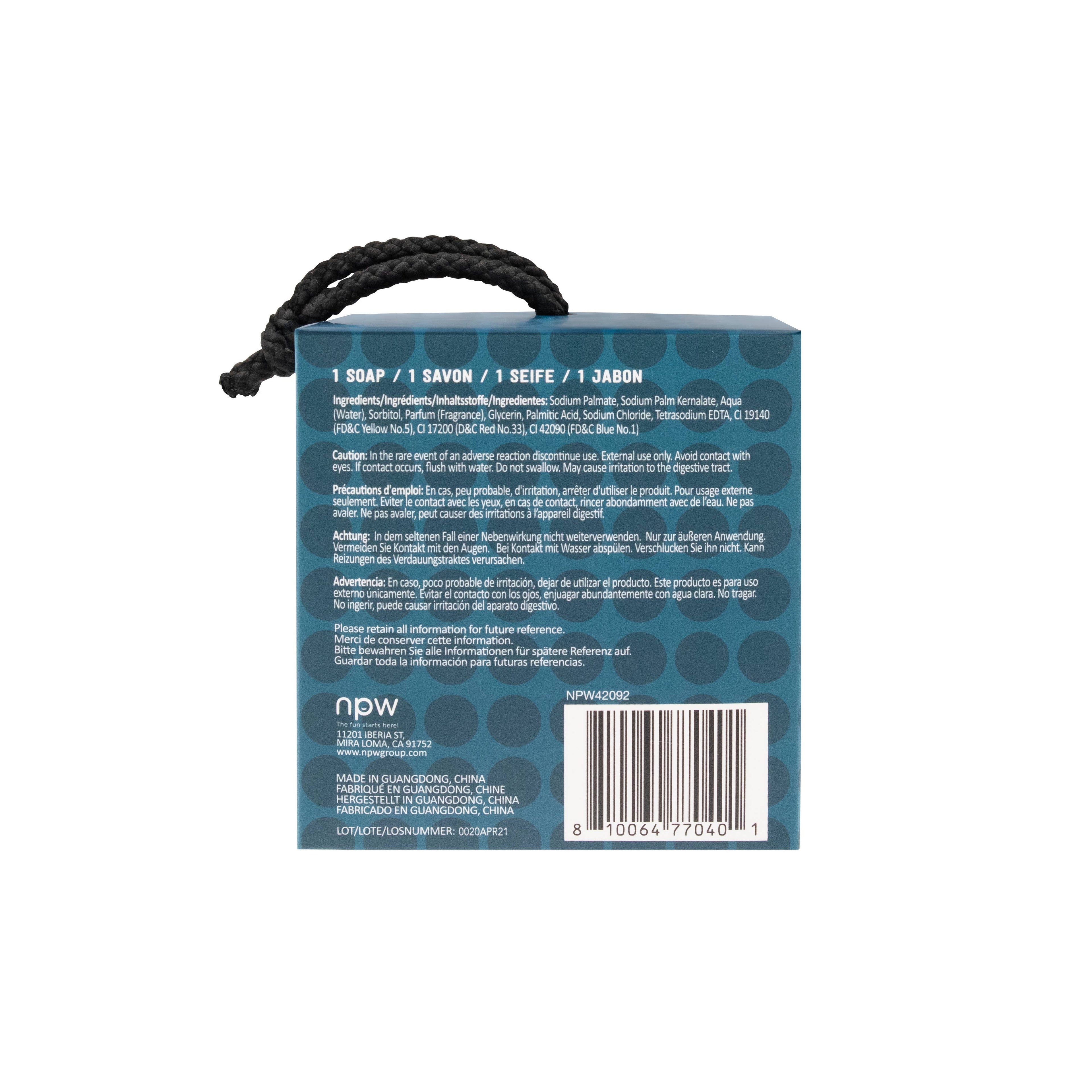 NPW - Wash Your Nuts Soap On A Rope