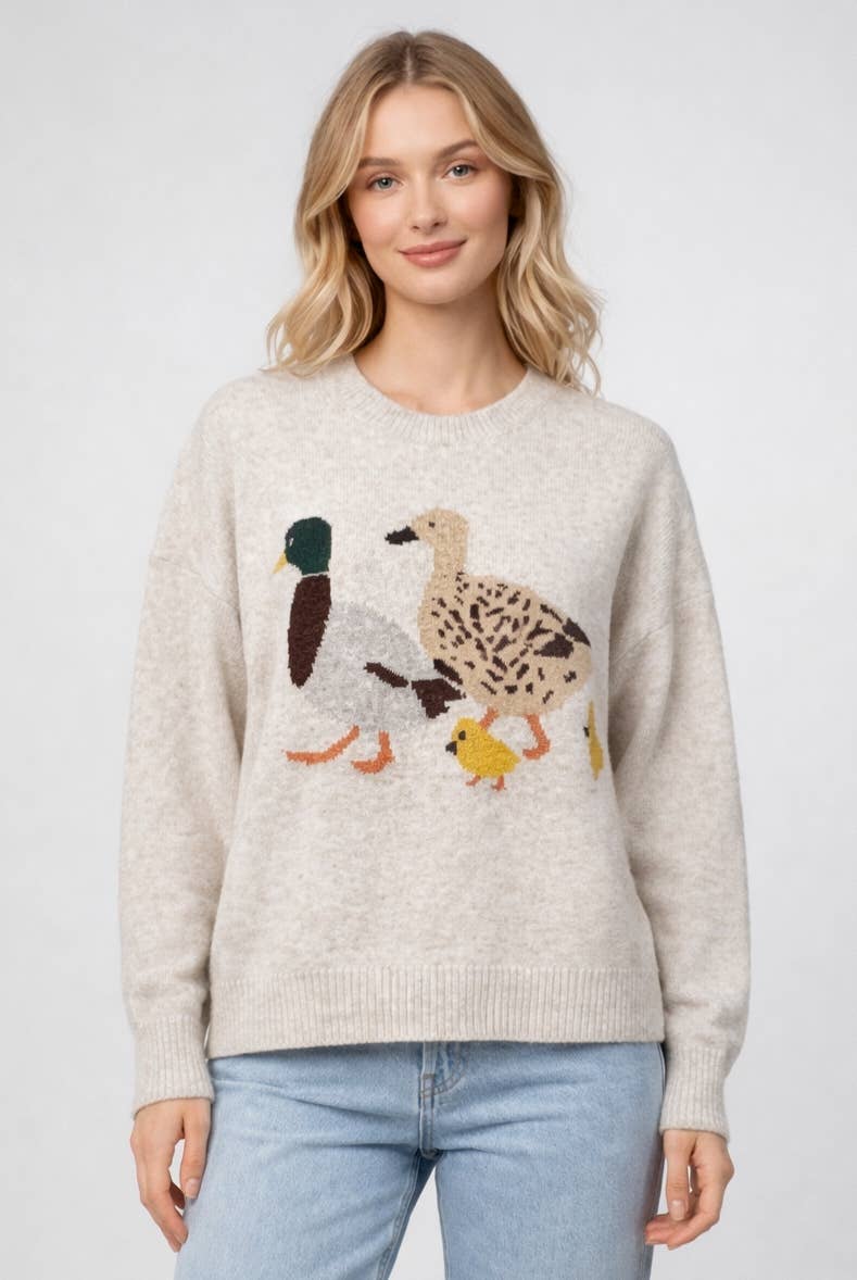 Dreamers by Debut - Duck Family Crewneck Sweater