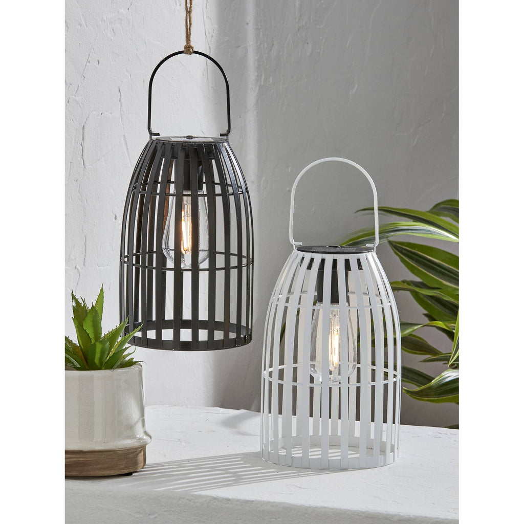 tag - Firefly Metal Solar Hanging Lantern - Black