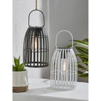 tag - Firefly Metal Solar Hanging Lantern - Black