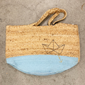 Pure Cotton Unisex Jute Bucket Beach Bag