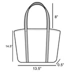 Collections by Fame Accessories - Kawaii Cat Print Canvas Tote