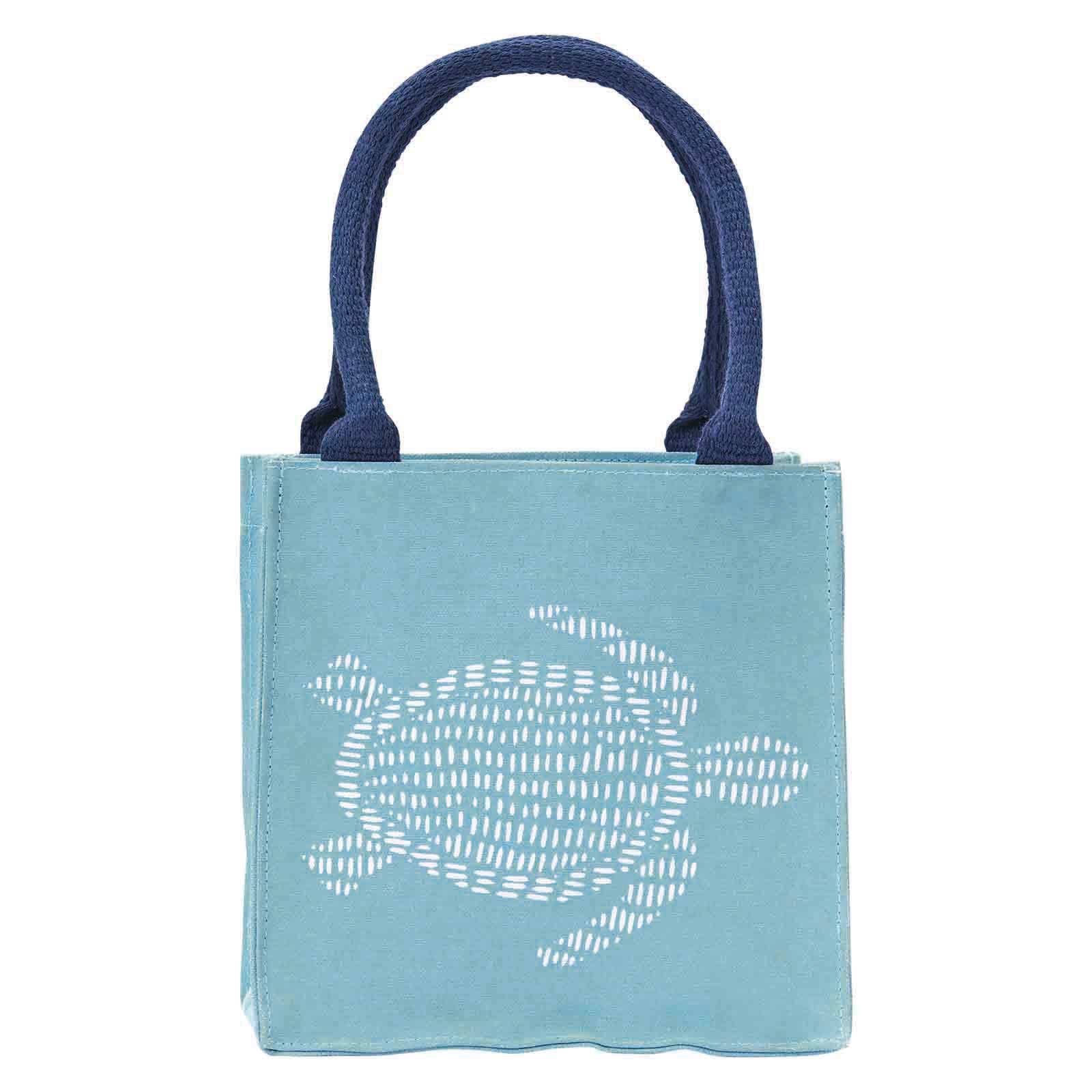 rockflowerpaper - SEA TURTLE Itsy Bitsy Reusable Gift Tote