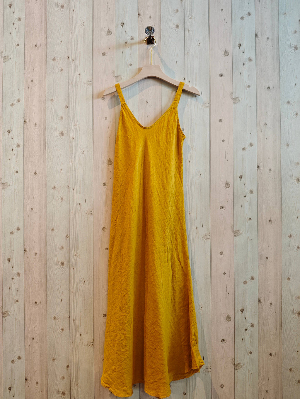 Linen & More - REF 2219 100% LINEN STRAPPY DRESS