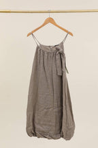 la maison des fibres naturelles - Linen strap dress 72313 100% linen lining 100% cotton